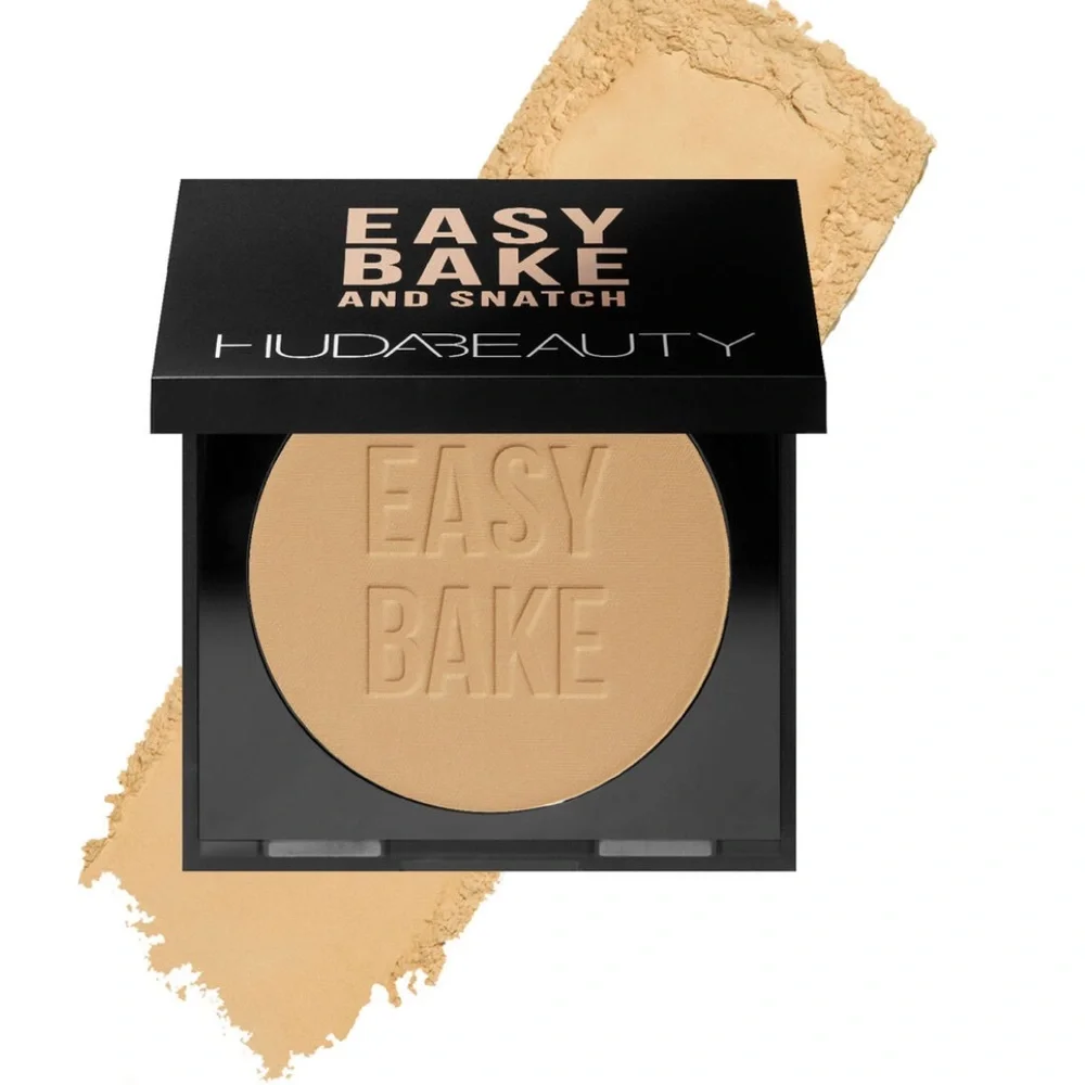 Huda Beauty Easy Bake & Snatch pressed setting Cupcake or Peach Pie